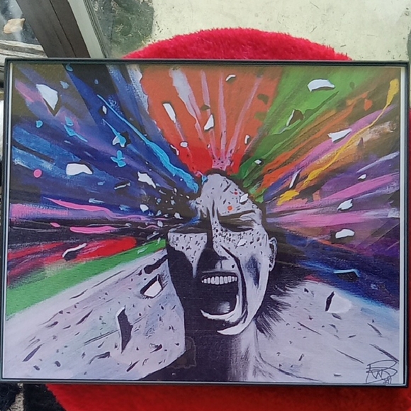 "Creative Frustration Framed Print By D.W.R - Picture 1 of 3